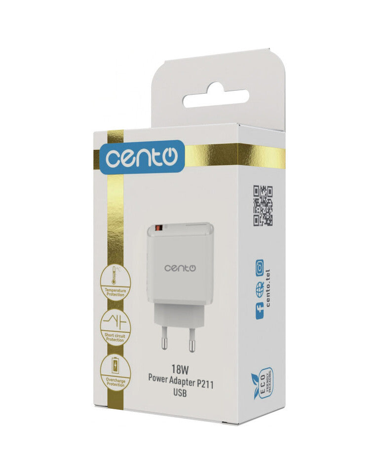 Adaptor Retea CENTO P211 FAST USB 18W LPADP211QWHI 6-614886