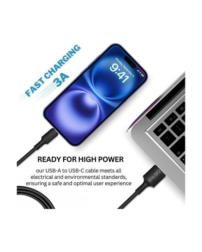 Cablu CENTO C100 FAST TipC-USB Negru LCCAB100CUBLA 2-2280885