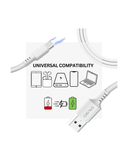 Cablu CENTO C100 FAST TipC-USB Alb LCCAB100CUWHI 4-2180468