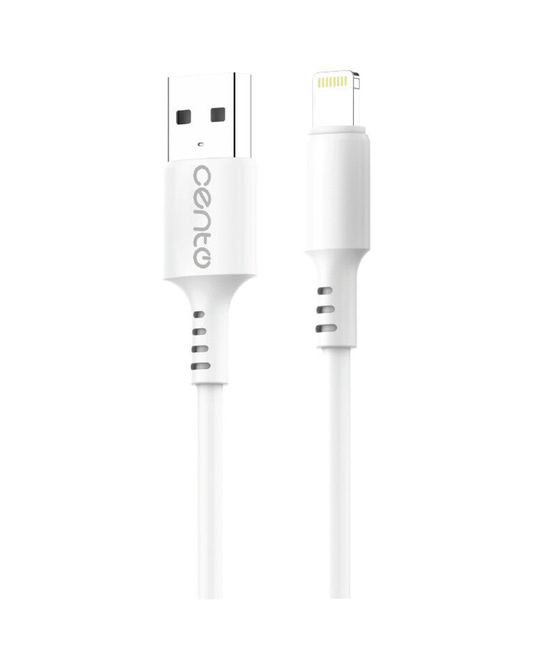 Cablu CENTO C100 FAST Iphone-USB Alb LCCAB100IUWHI 1-5895715