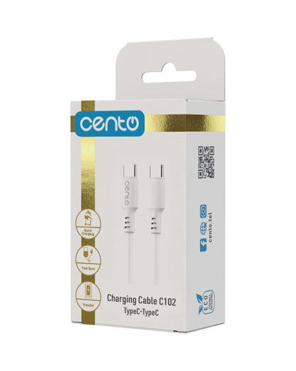 Cablu CENTO C102 FAST TipC-TipC Alb LCCAB102CCWHI 5-6988940