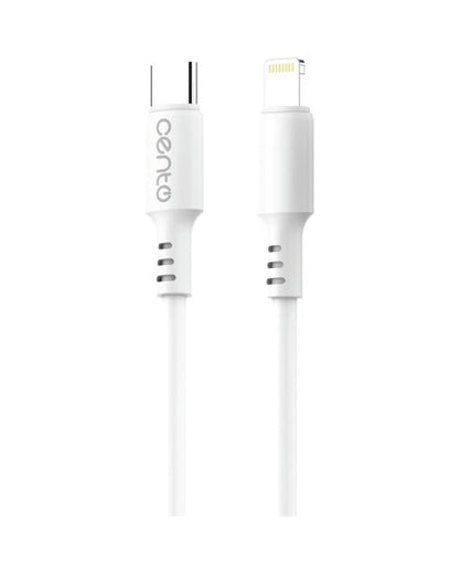 Cablu CENTO C103 FAST TipC-Iphone Alb (2metri) LCCAB103CIWHI 1-151007