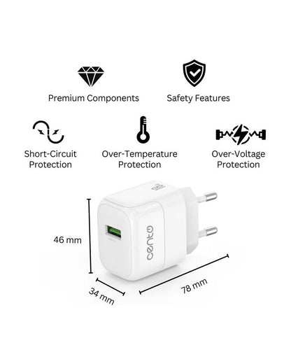 Incarcator CENTO P211 FAST TipC (USB 18W) LCINCVOIAJP211CALB 3-2867342