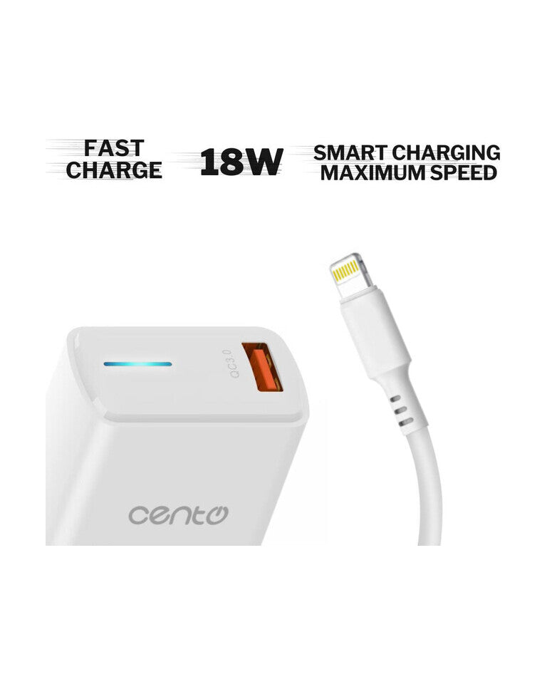 Incarcator CENTO P211 FAST Iphone (USB 18W) LCINCVOIAJP211IALB 3-2180468