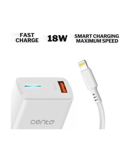 Incarcator CENTO P211 FAST Iphone (USB 18W) LCINCVOIAJP211IALB 3-2180468