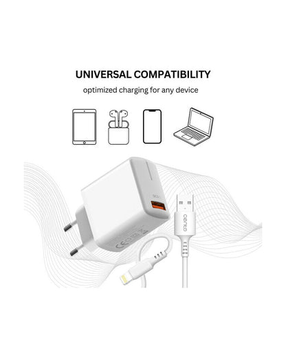 Incarcator CENTO P211 FAST Iphone (USB 18W) LCINCVOIAJP211IALB 5-2180468