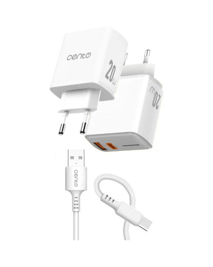 Incarcator CENTO P212 FAST TipC (TipC+USB 20W) LCINCVOIAJP212CALB 2-614886