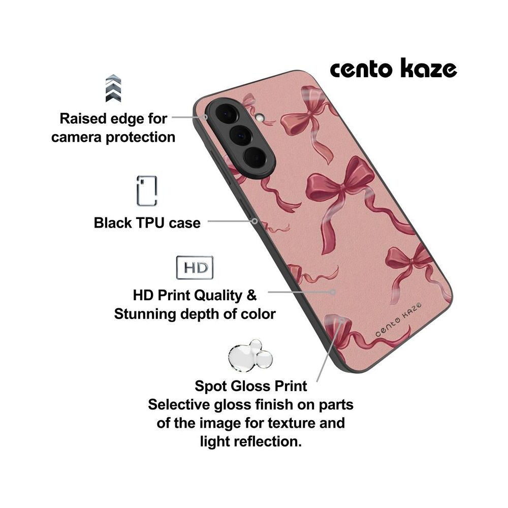 Husa CENTO-K Pinky Bow Samsung A36/A56 (1m) F1 LKPOSSAMA36F1PI 3-6426430
