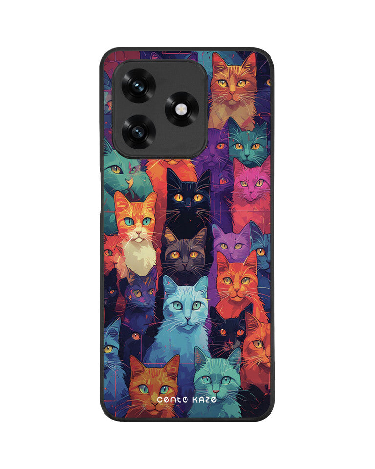 Husa CENTO-K Neon Meow Honor X5c/X5cPlus (1m) F1 LKWILHONXC5F1NE 1-7117053