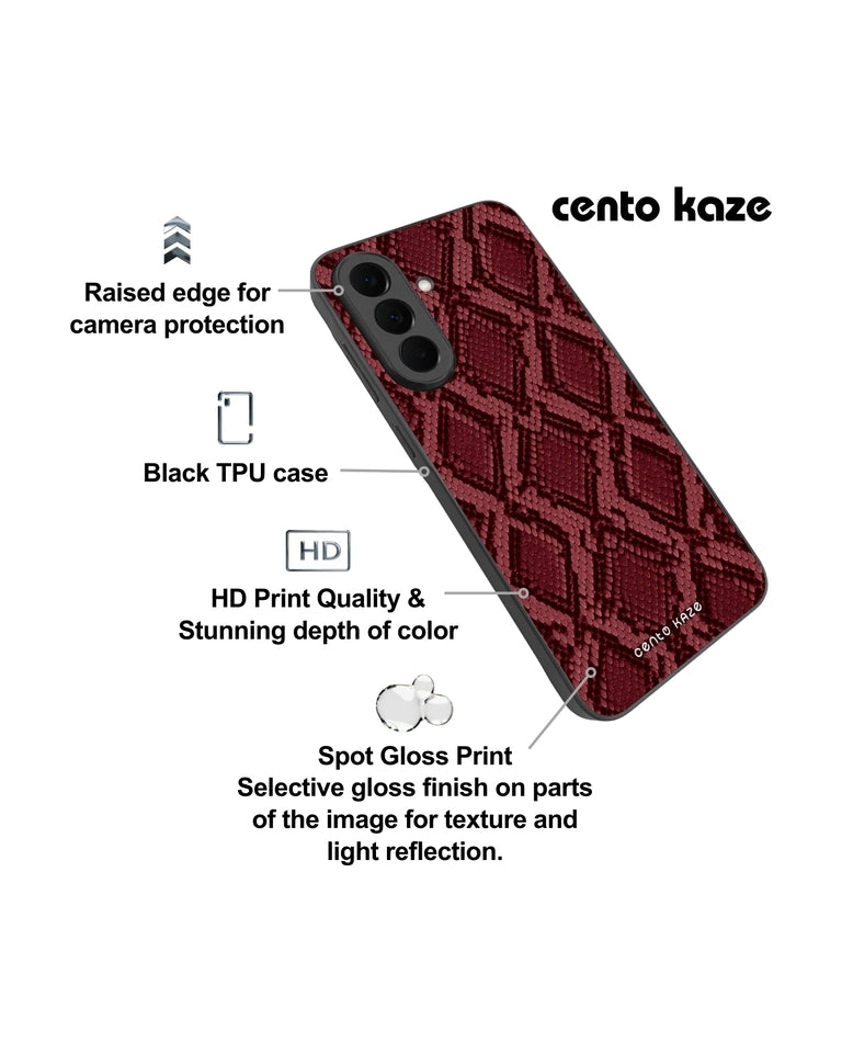 Husa CENTO-K Burgundy Boa Samsung A36/A56 (1m) F1 LKWILSAMA36F1BU 3-2073366