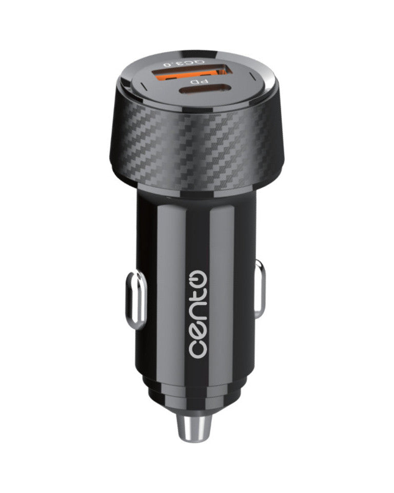 Adaptor Auto CENTO A100 FAST TipC+USB 38W LPADACARA100 1-151007