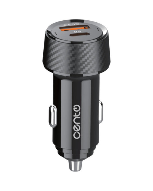 Adaptor Auto CENTO A100 FAST TipC+USB 38W LPADACARA100 1-151007