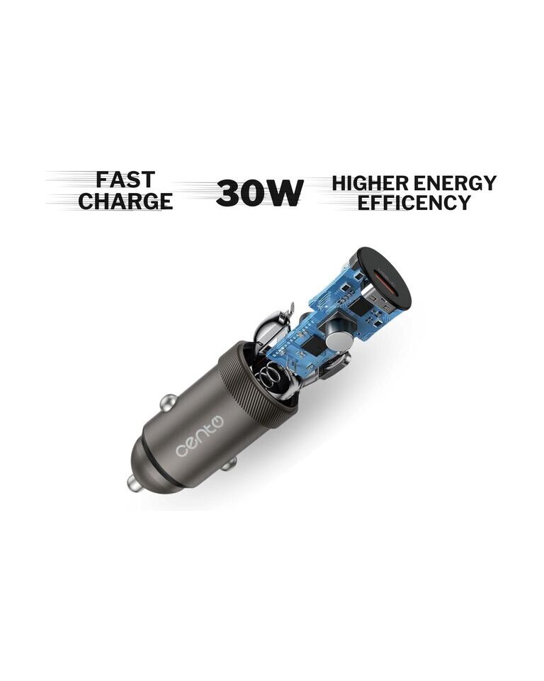 Adaptor Auto CENTO A101 TipC 30W LPADACARA101 2-7036610