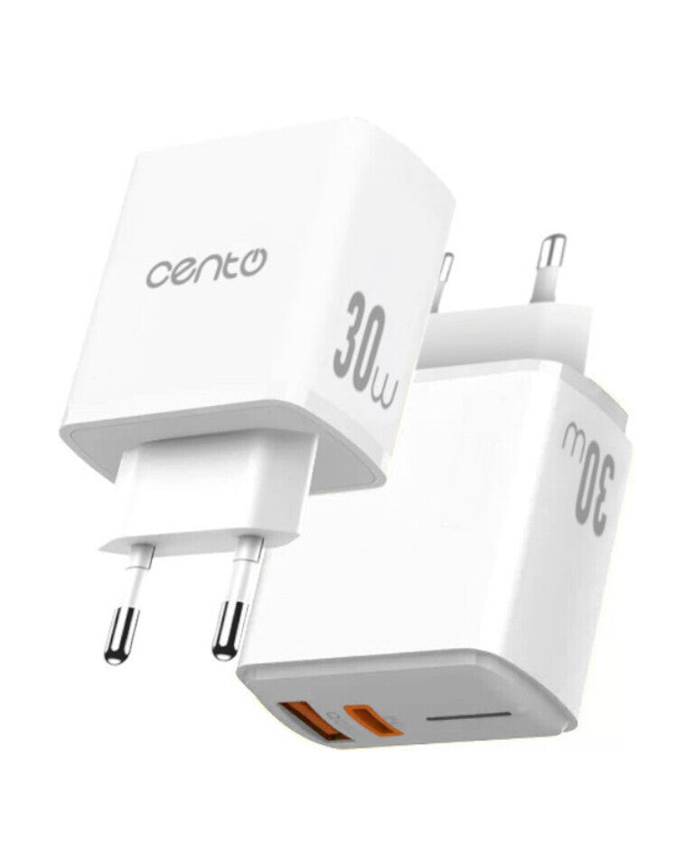 Adaptor Retea CENTO P216 FAST TipC+USB 30W LPADP216PQWHI 2-5895715