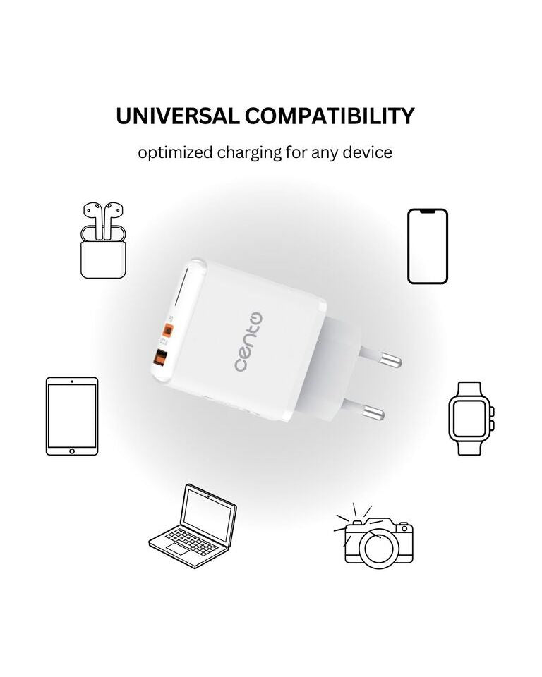 Adaptor Retea CENTO P216 FAST TipC+USB 30W LPADP216PQWHI 5-5895715