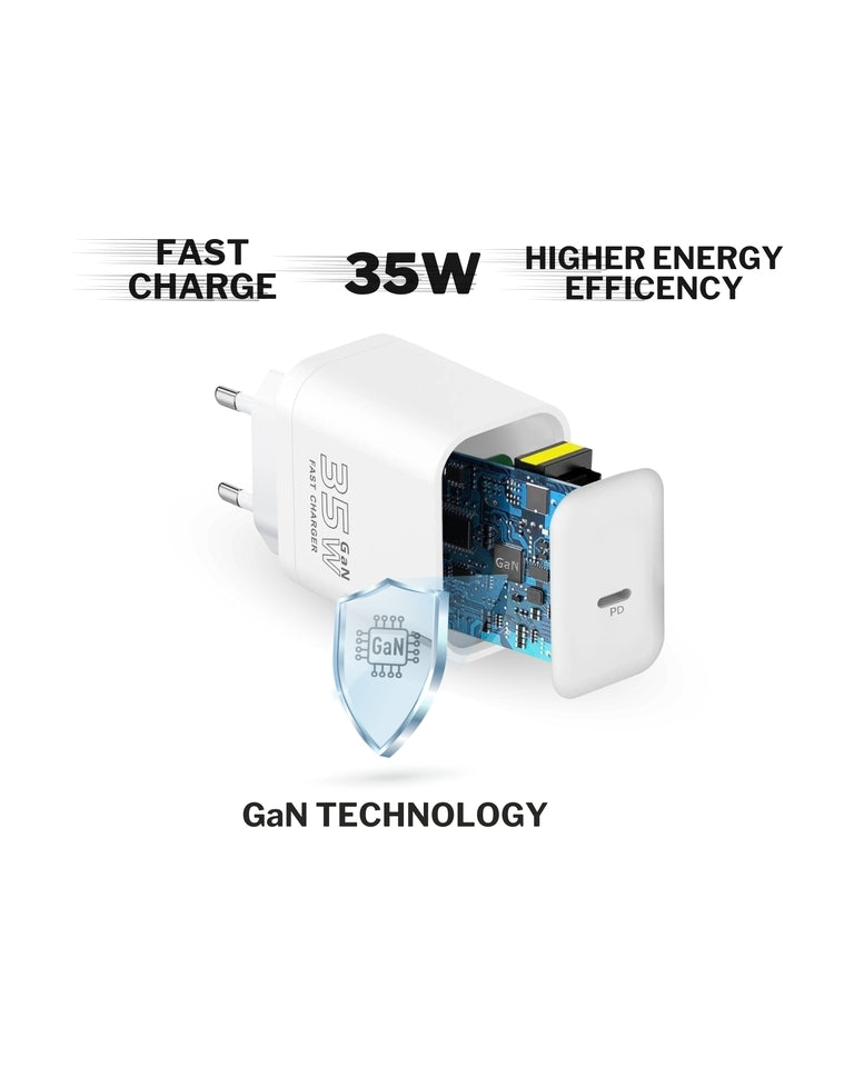 Adaptor Retea CENTO P219 FAST (GaN) TipC 35W LPADP219PQWHI 3-3410378