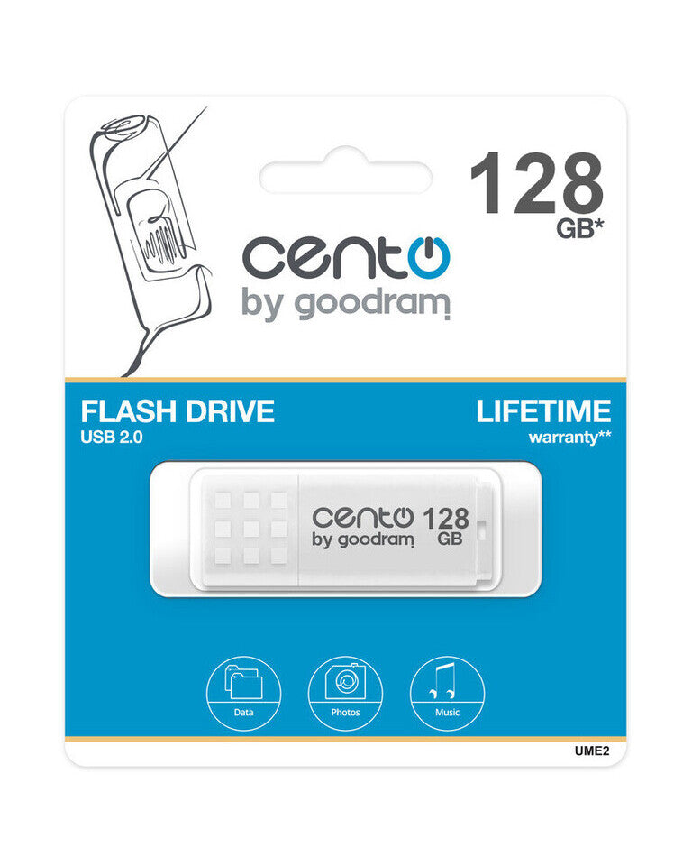 Stick CENTO 128GB (USB2.0) LUUSB128 1-1258100